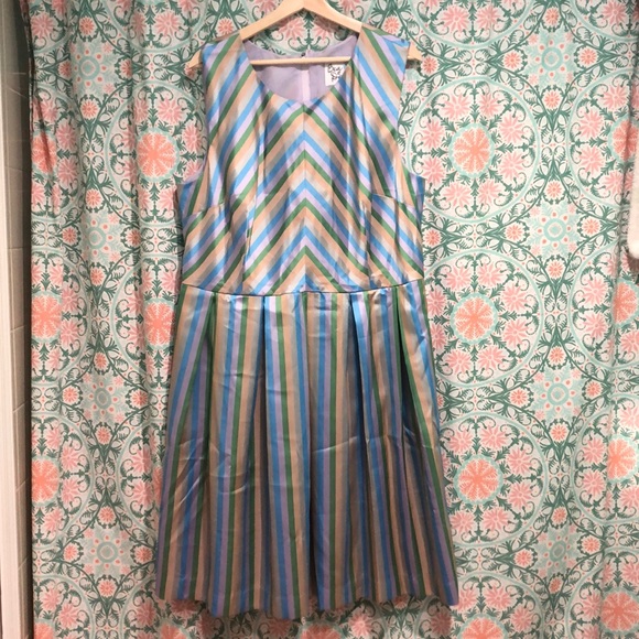 Modcloth Dresses & Skirts - NWOT ModCloth Multi-Colored Stripped Dress NWOT